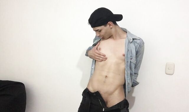 BarebackLatinoz - Young latino Paul close up rump shagging