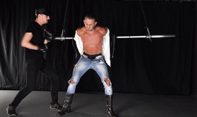 Homosexual-for-pay fresh Muscle guy Takes hardcore sm torment