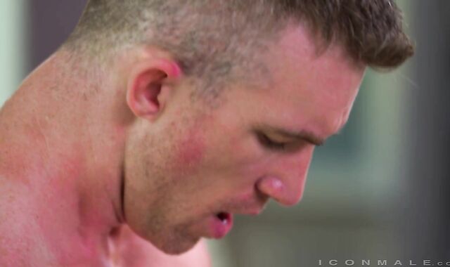 IconMale: Tattooed Calix Rivera & Nick Fitt oral job cum bang-out episode