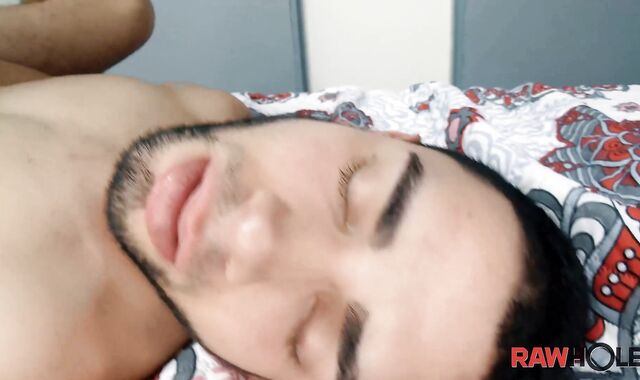 Rawhole - Unshaved Angelo ass fucking boning gets tough boned