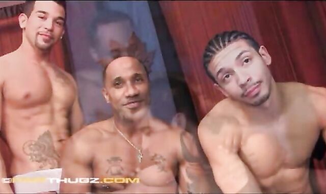 glamorous BRAZILIAN CRISTOBAL receives His wazoo Tagged By Rico And Samson dark-hued