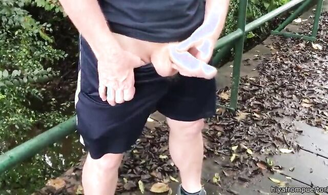 Two athletes meet on the Sportsfield.