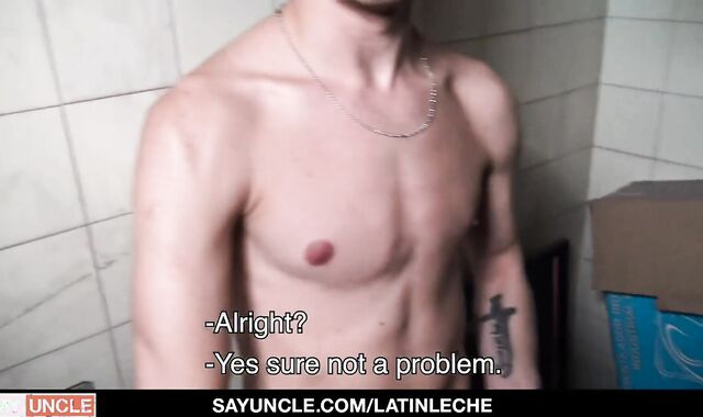 Strung up Latino Rails A Gigantic Uncircumcised ten-Pounder