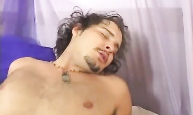 Sugary latino boys spreading tight an ...