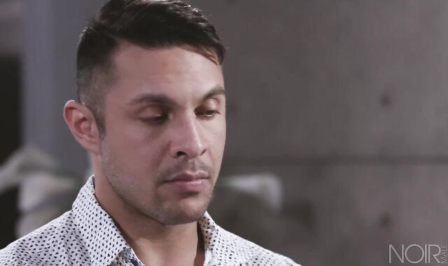 Noir Masculine - Plunging rigid & unshaved dark-hued Ray Diesel