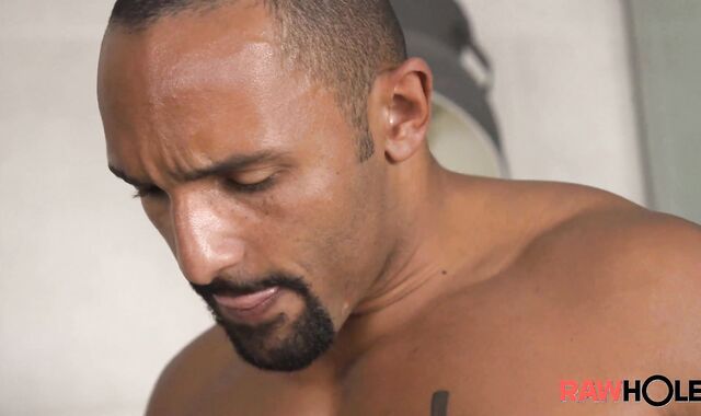 Rawhole - Muscular Christian Hupper uncovering ginormous bone
