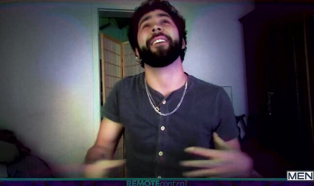 DrillMyHole.com - Luis Rubi with pierced Remy getting off