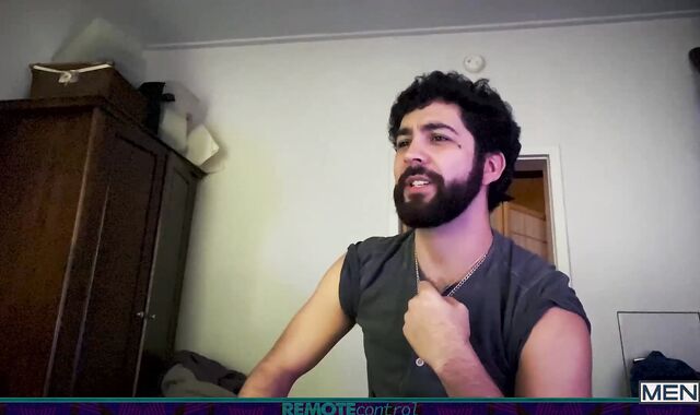 DrillMyHole.com - Luis Rubi with pierced Remy getting off