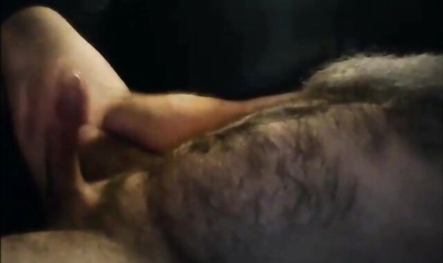 Massive mature uncut cumshot