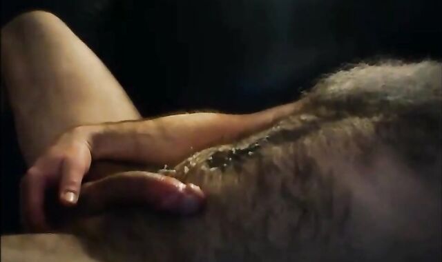 Massive mature uncut cumshot