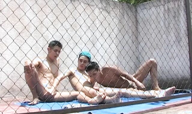 OTB Boyz: Youthfull Mauro eating Miguel uncircumcised trouser snake