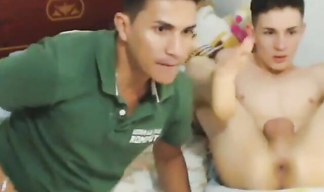 Nosey Latino Nephews strike On web cam - Www.obscene