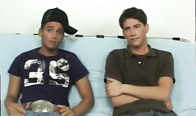 Latino college-aged age nubile Gay-for-pay spear flicks faggot Then, Bending Over