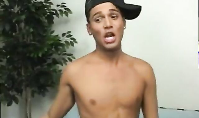 Latino college-aged age nubile Gay-for-pay spear flicks faggot Then, Bending Over