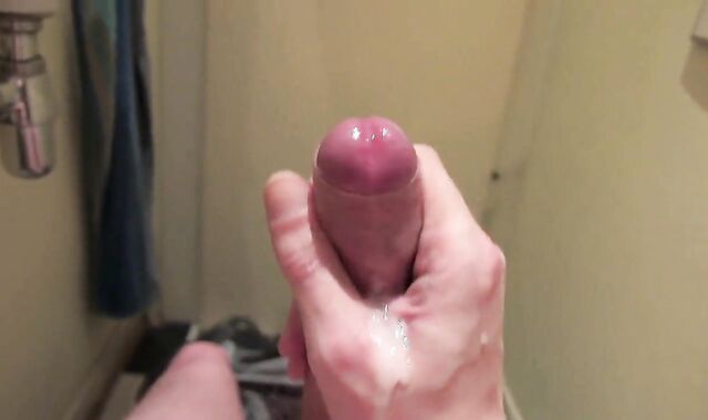 Four uncut foreskin cumshots compilation