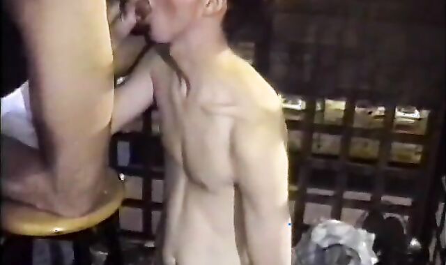 wolf receives A bj vibration job From youngster across Cage Pubs