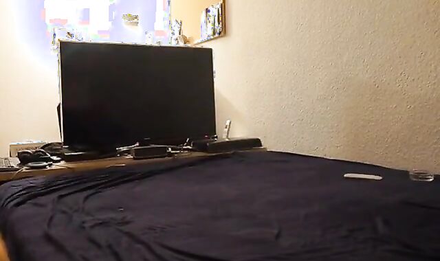 Collared Sissy slave in chastity is horny