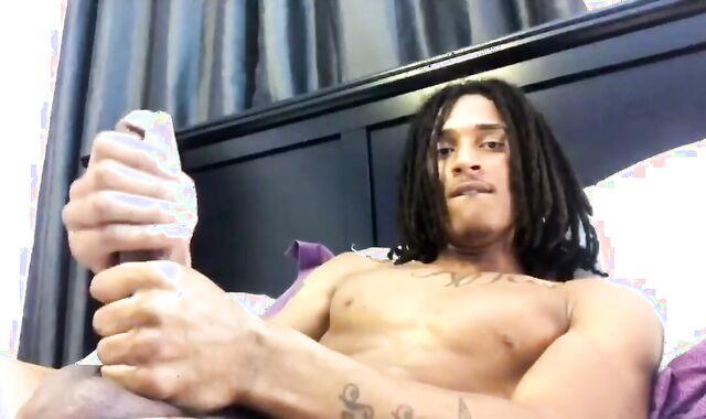 meaty dark man sausage