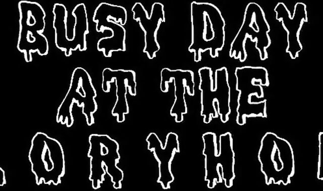 Busy day at the glory hole