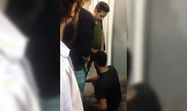 Blowjob Public Restroom