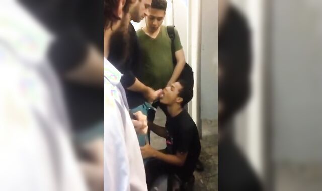 Blowjob Public Restroom