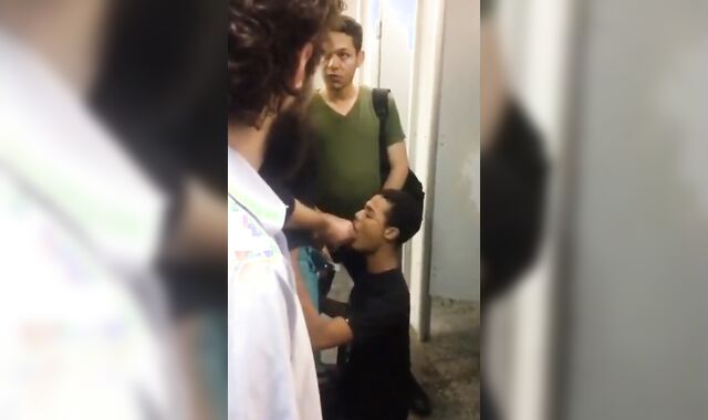 Blowjob Public Restroom