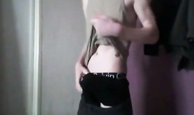 skinny twink masterbates with sex toy