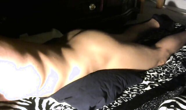 Night time pillow humping cum