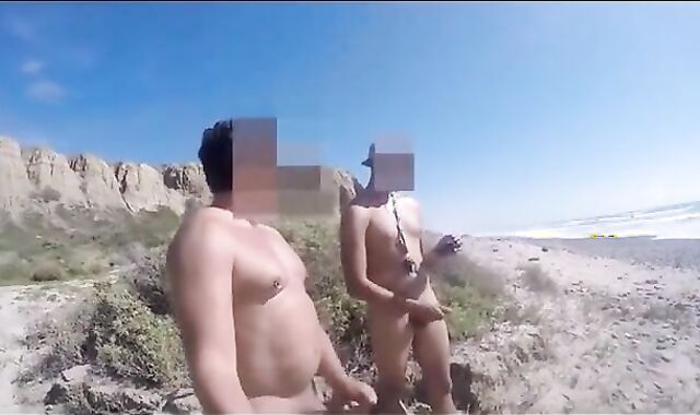 Bronha com primo hetero na praia parte 2