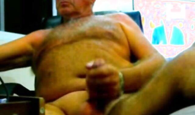 old man jerk off