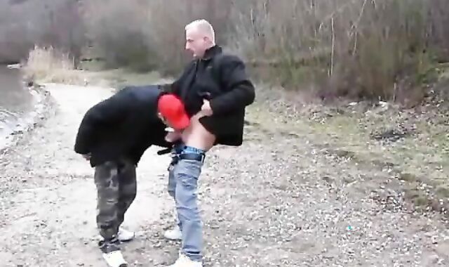 Hot Fuck on a Cold Day Outside