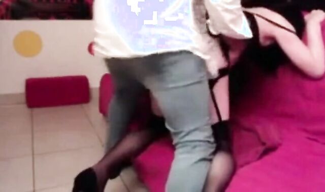 Sissy and dom have fun