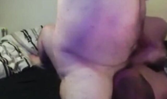 Chub sucking his bear Daddy till completion