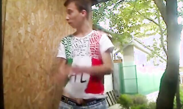 Outdoor Dancing Boy