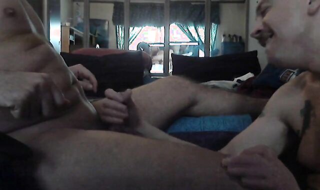 Sucking the cum from my Friends Cock