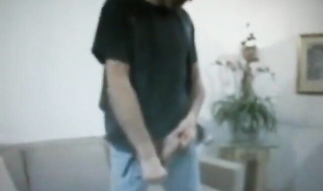 Huge hung dad with huge flaccid cock