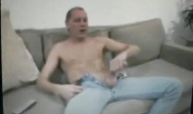 Huge hung dad with huge flaccid cock