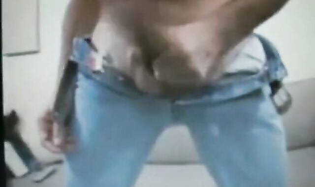 Huge hung dad with huge flaccid cock