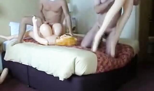 2 Str8 Buds DP a Blow-Up Doll ((FYFF))