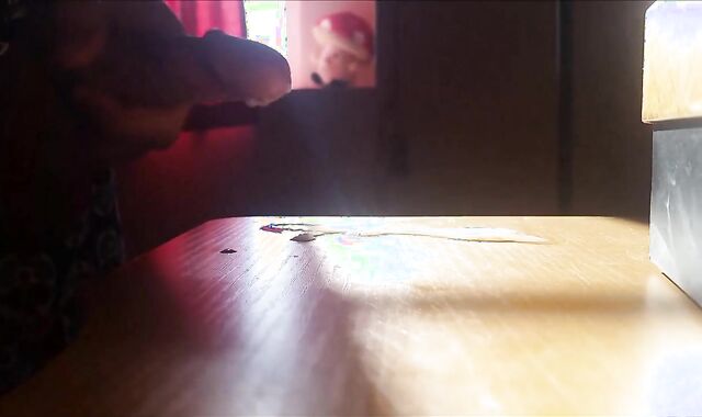 Huge balls and thick creamy load