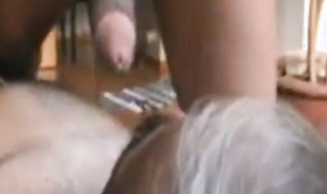 Mouth fucking grandpa