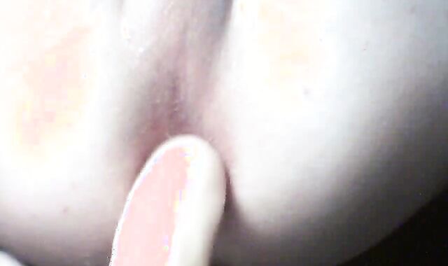 Twink using Cum as lube