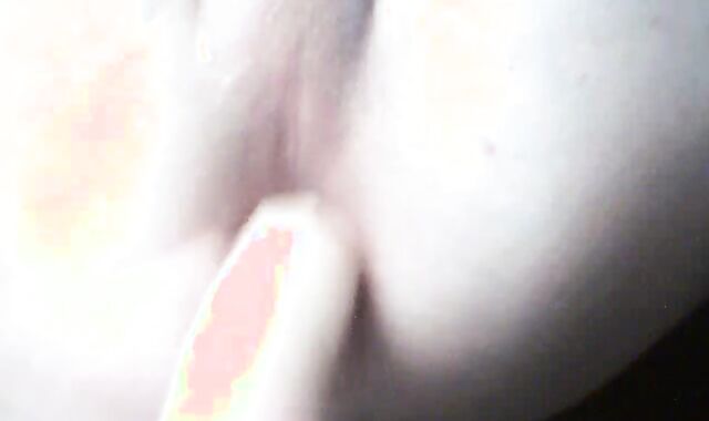 Twink using Cum as lube