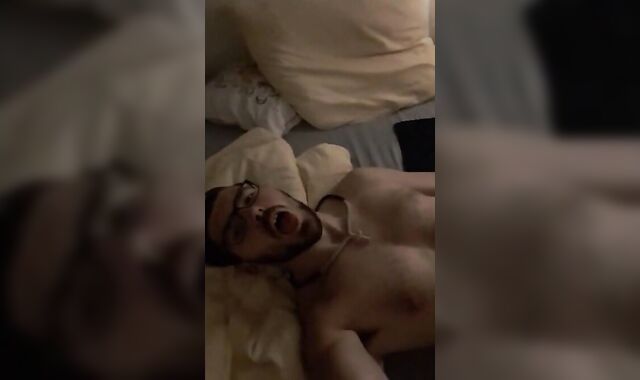 Serbian Boy plays with his black dildo! 3