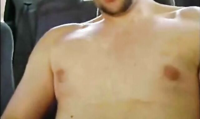 Horny Verbal Dude Jerks Off & Cums in Car