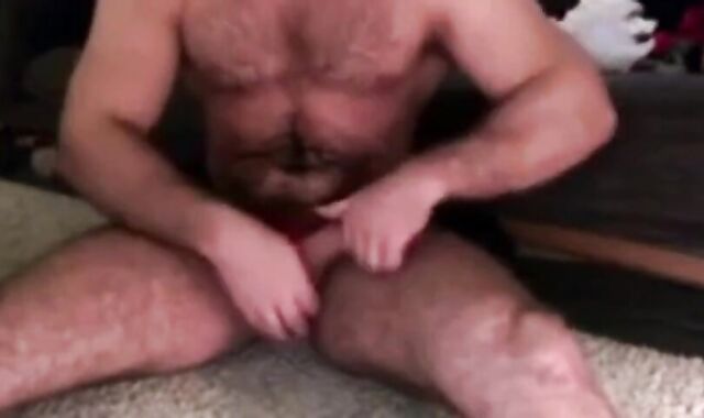 Hairy Big Dick Muscle & Dick play ( No cum ) 2