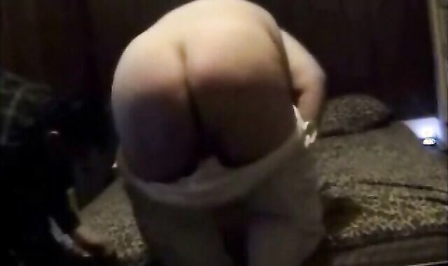 chub with hands tied behind his back spanked and fucked Toronto, Canada