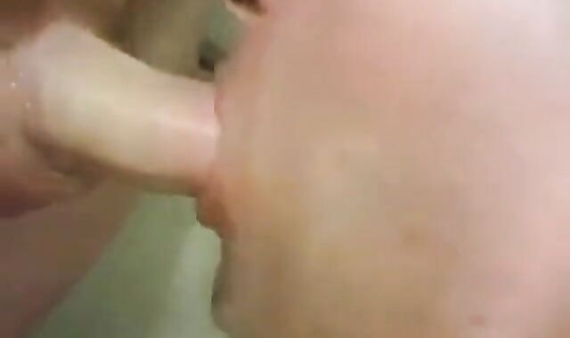 sucking off a stranger in men's shower