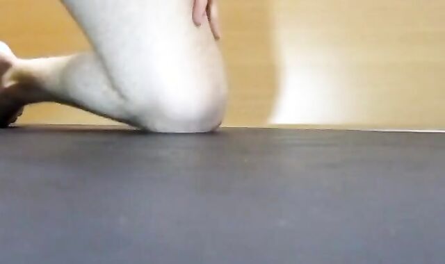 Pushups humping cum closeup