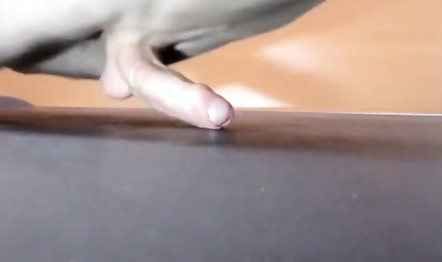 Pushups humping cum closeup